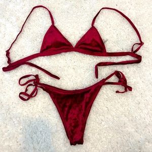 Velvet bikini
